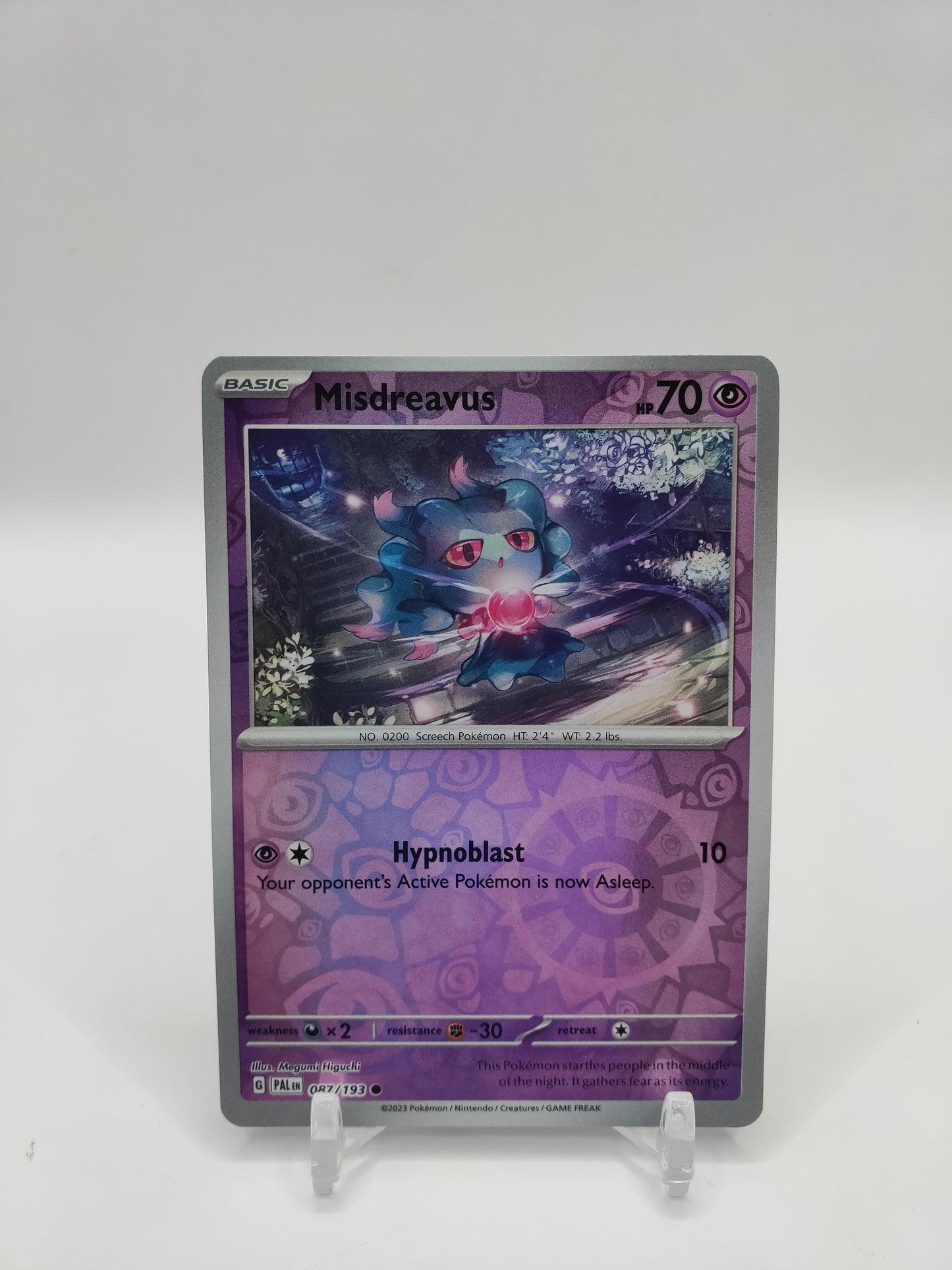 Misdreavus Reverse Holo Paldea Evolved 087/193