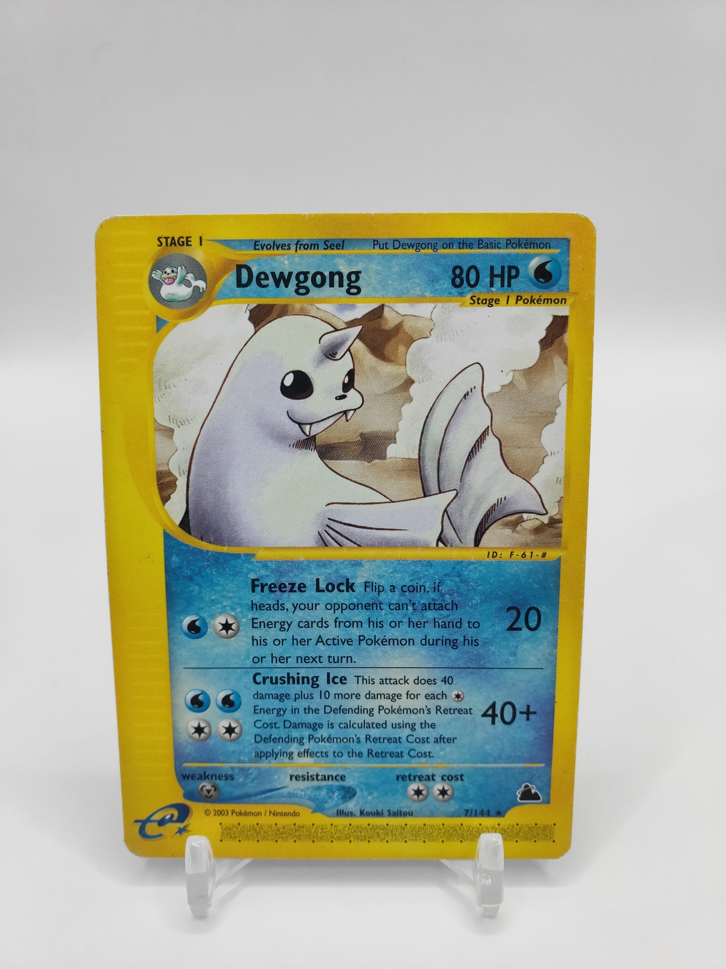 Dewgong E Reader Skyridge Rare 7/144