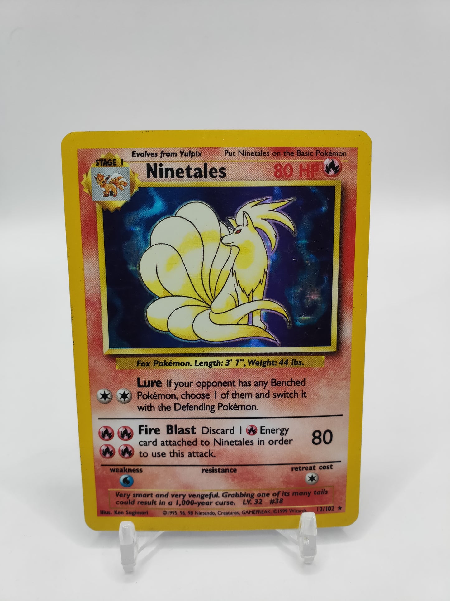 Ninetales Base Set Holo 12/102