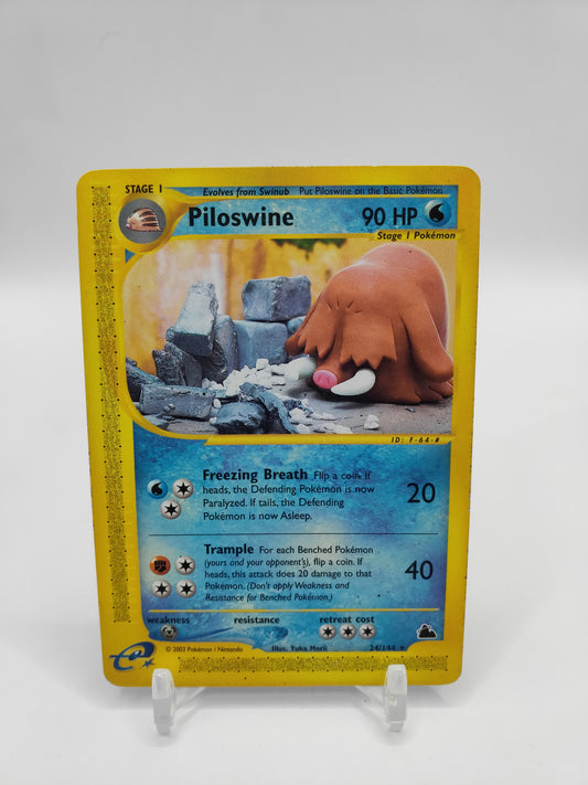 Piloswine E Reader Skyridge Rare 24/144