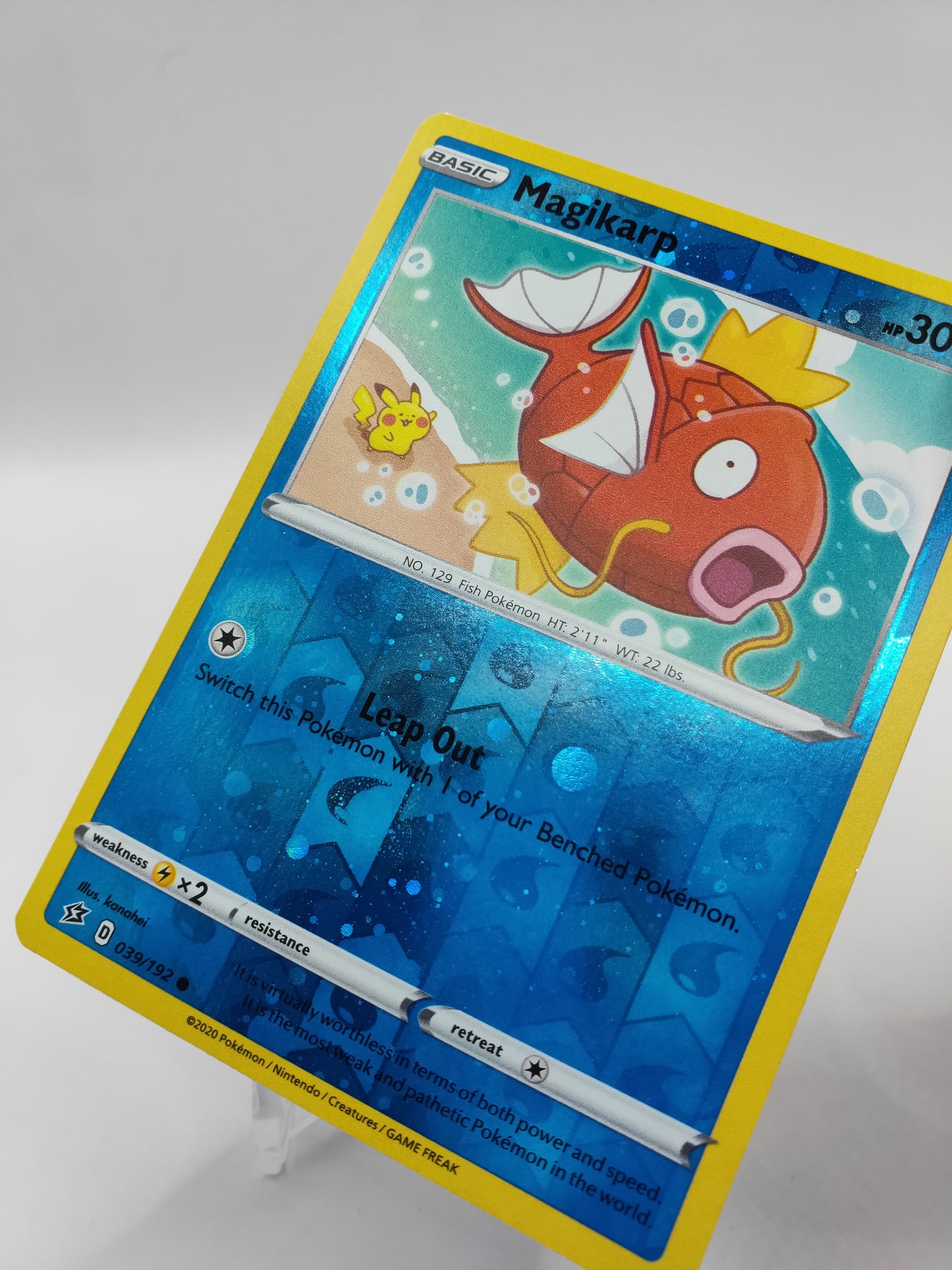 Magikarp Reverse Holo Cosmo's Promo Rebel Clash 039/192