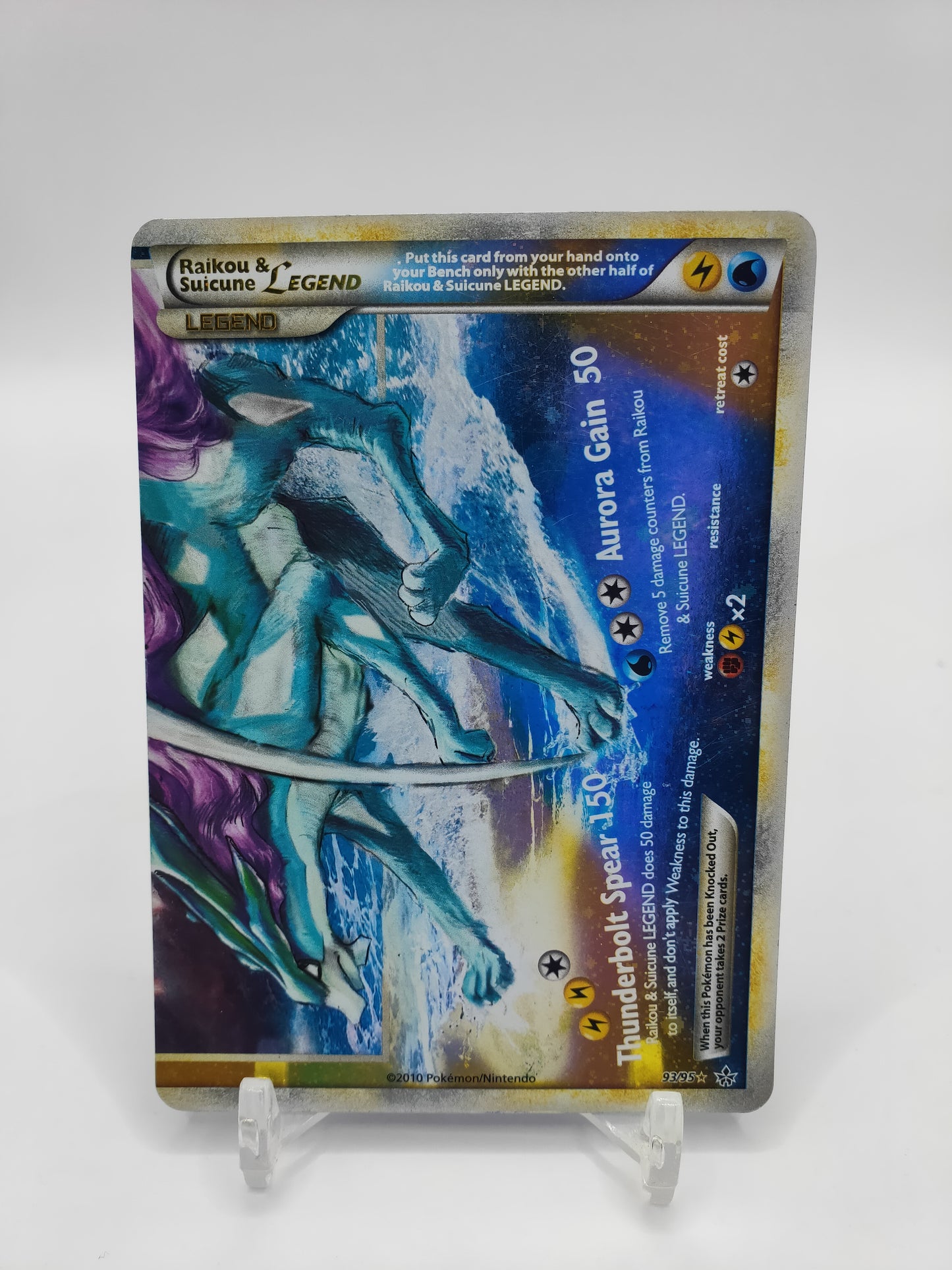 Raikou & Suicune Legend (Bottom) HS Unleashed 93/95