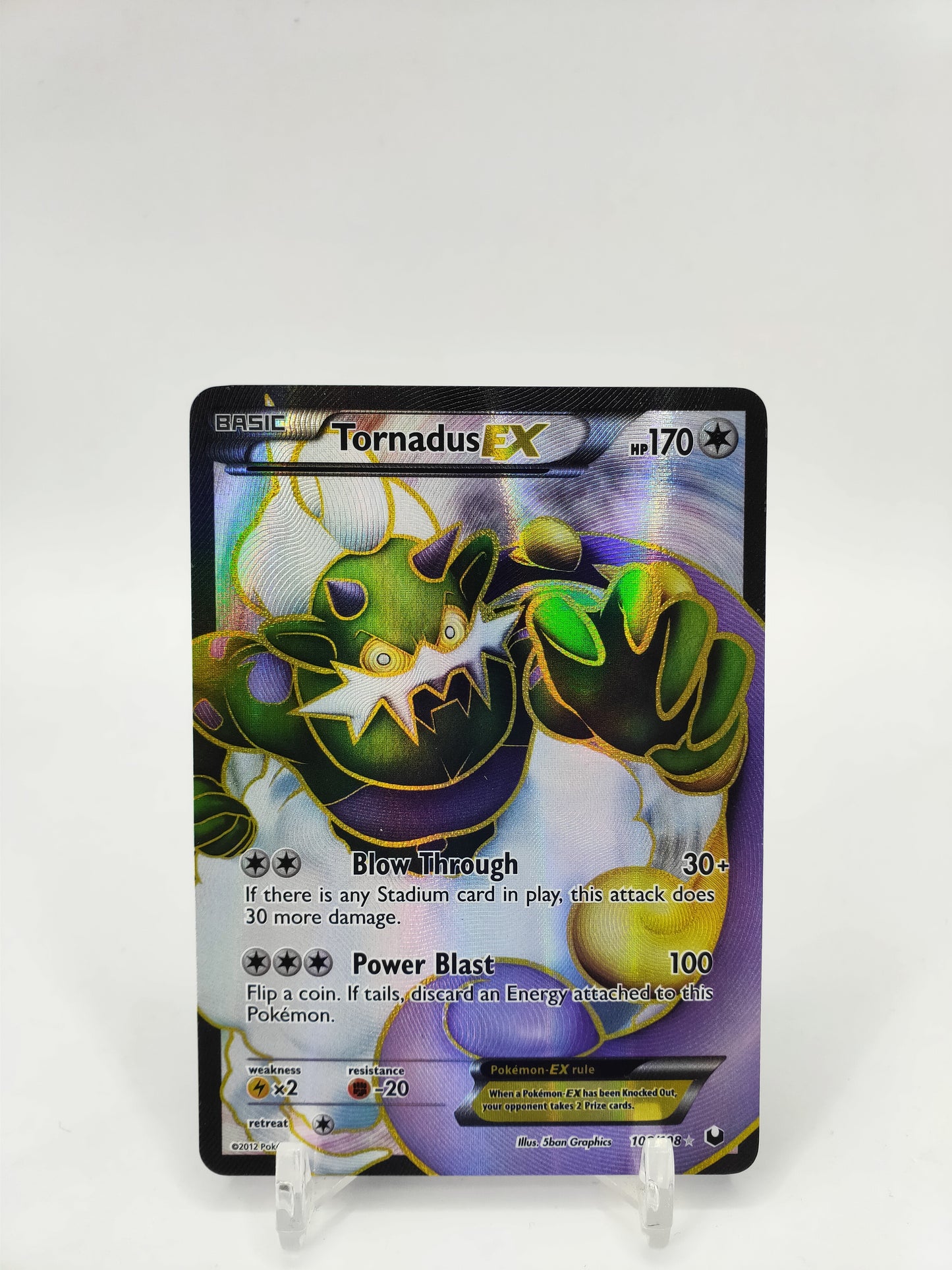 Tornadus Ex Full Art Dark Explores 108/108