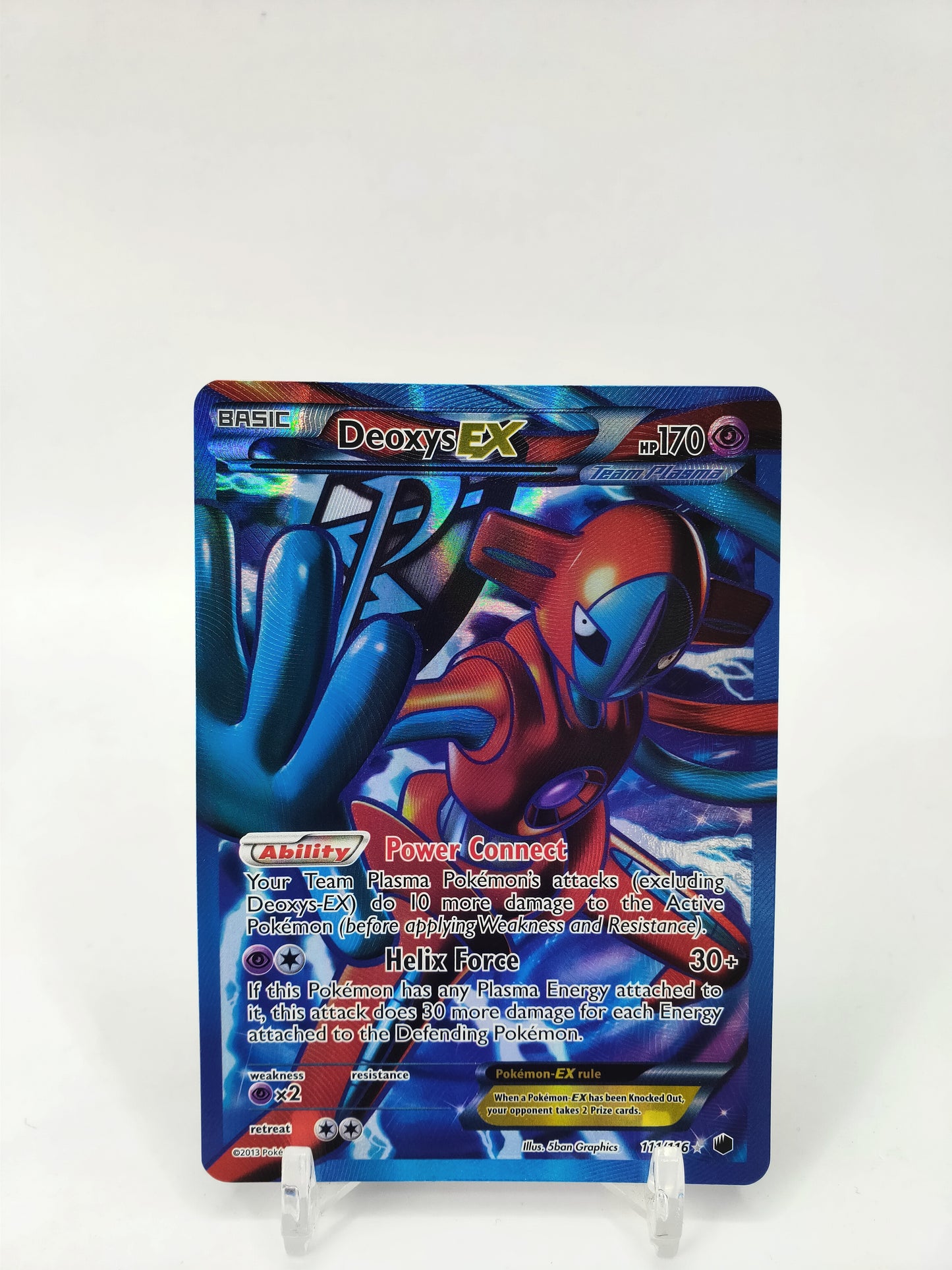 Deoxys Ex Full Art Plasma Freeze 111/116