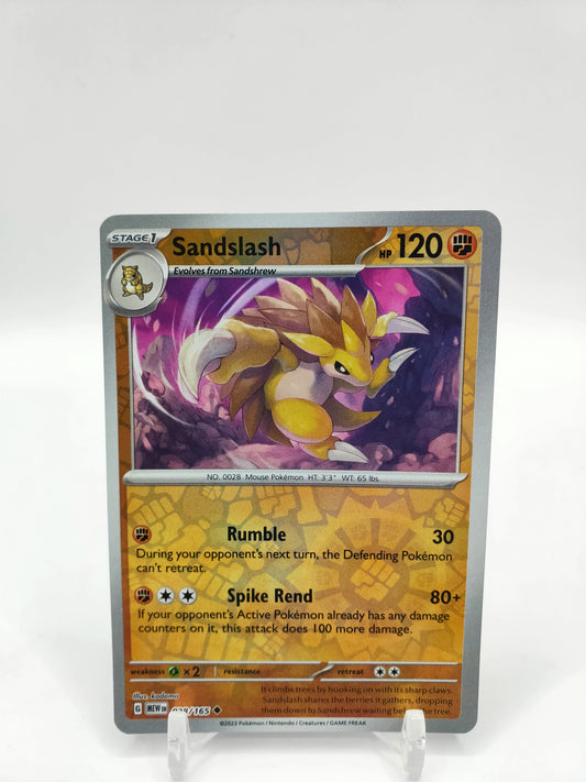 Sandslash Reverse Holo 151 028/165