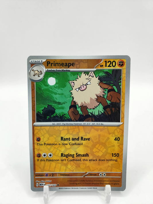 Primeape Reverse Holo 151 057/165