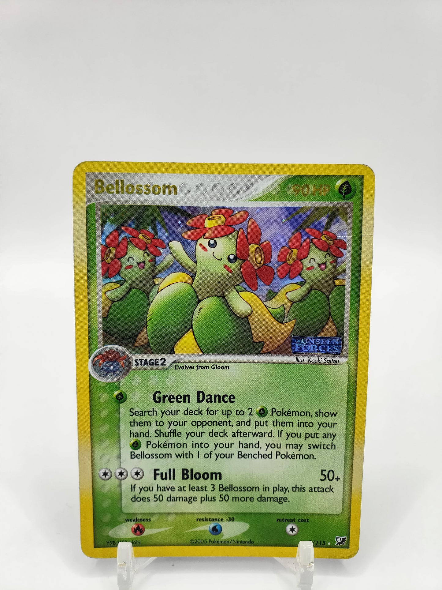 Bellossom Reverse Holo Rare Stamped Unseen Forces 3/115