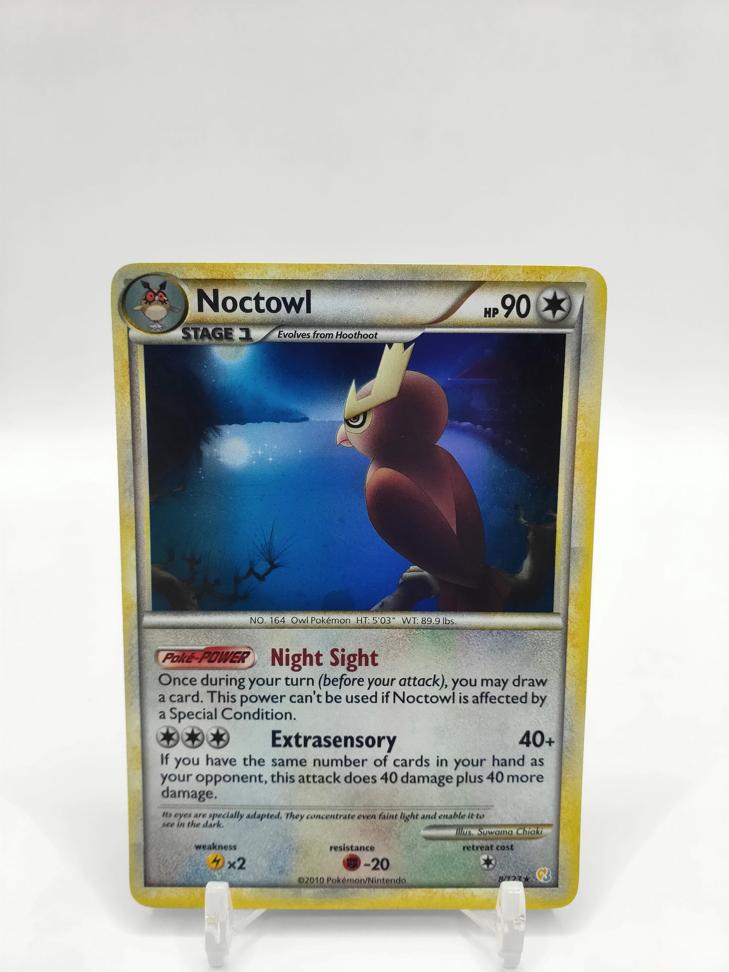 Noctowl Holo HGSS 8/123