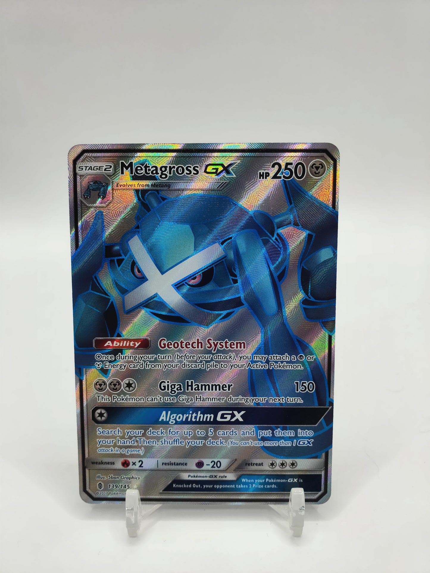 Metagross Gx Full Art Guardians Rising 139/145