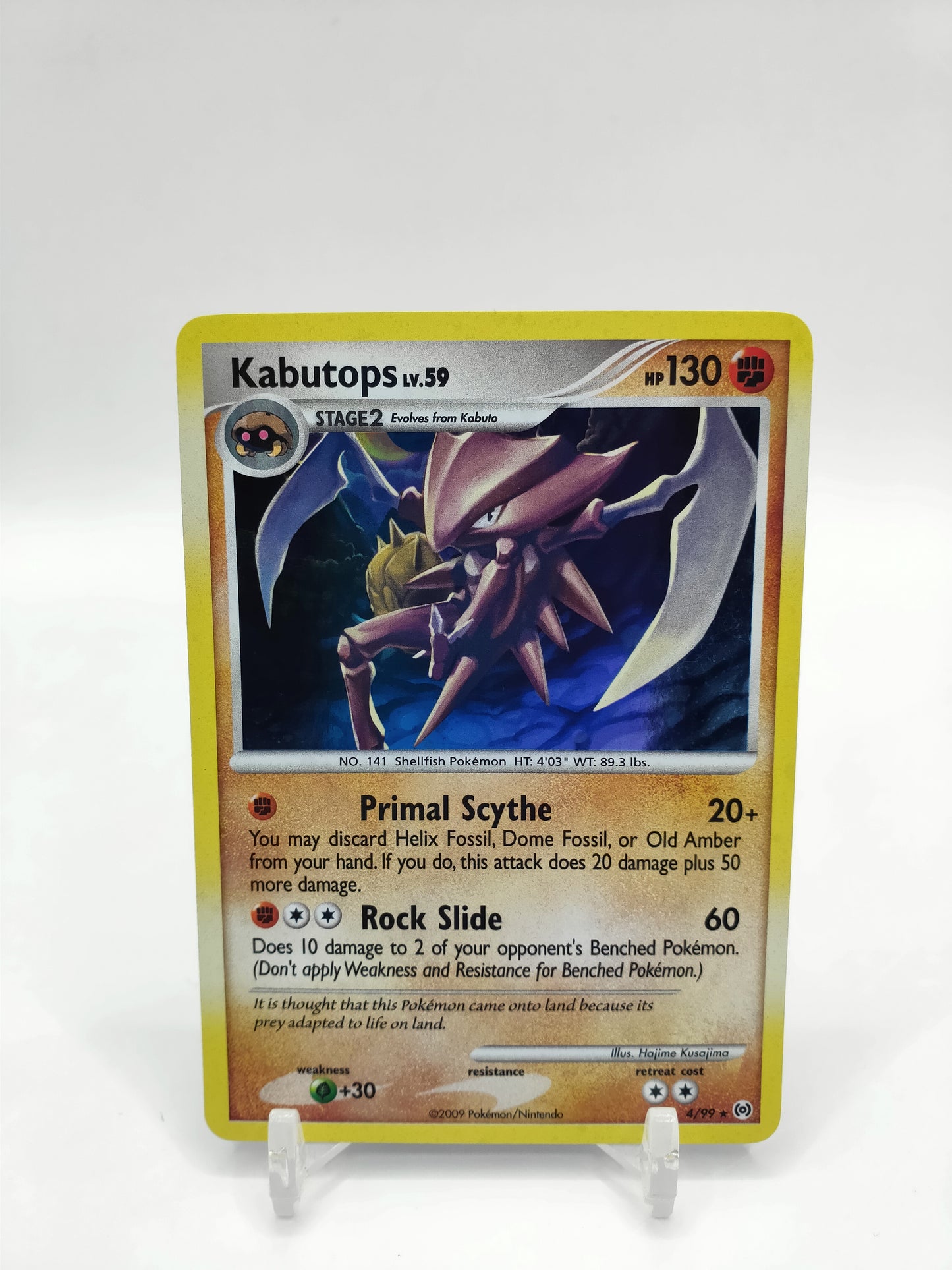 Kabutops Lv 59 Holo Platinum Arceus 4/99