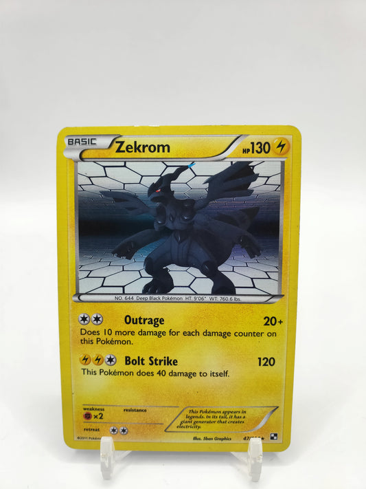 Zekrom Holo Black And White Base Set 47/114