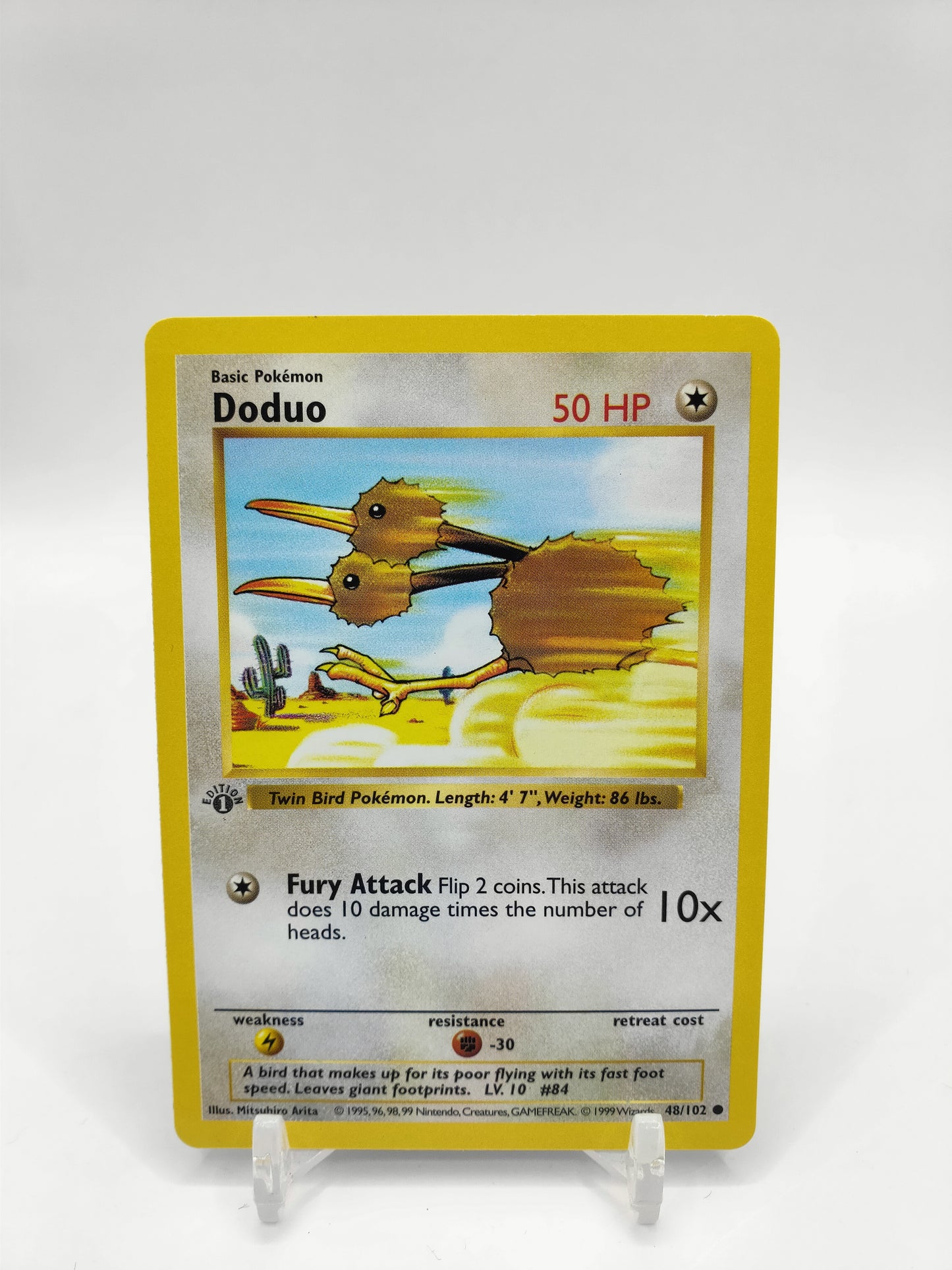 Doduo 1st Edition Shadowless Base Set (Grey Stamp) 48/102