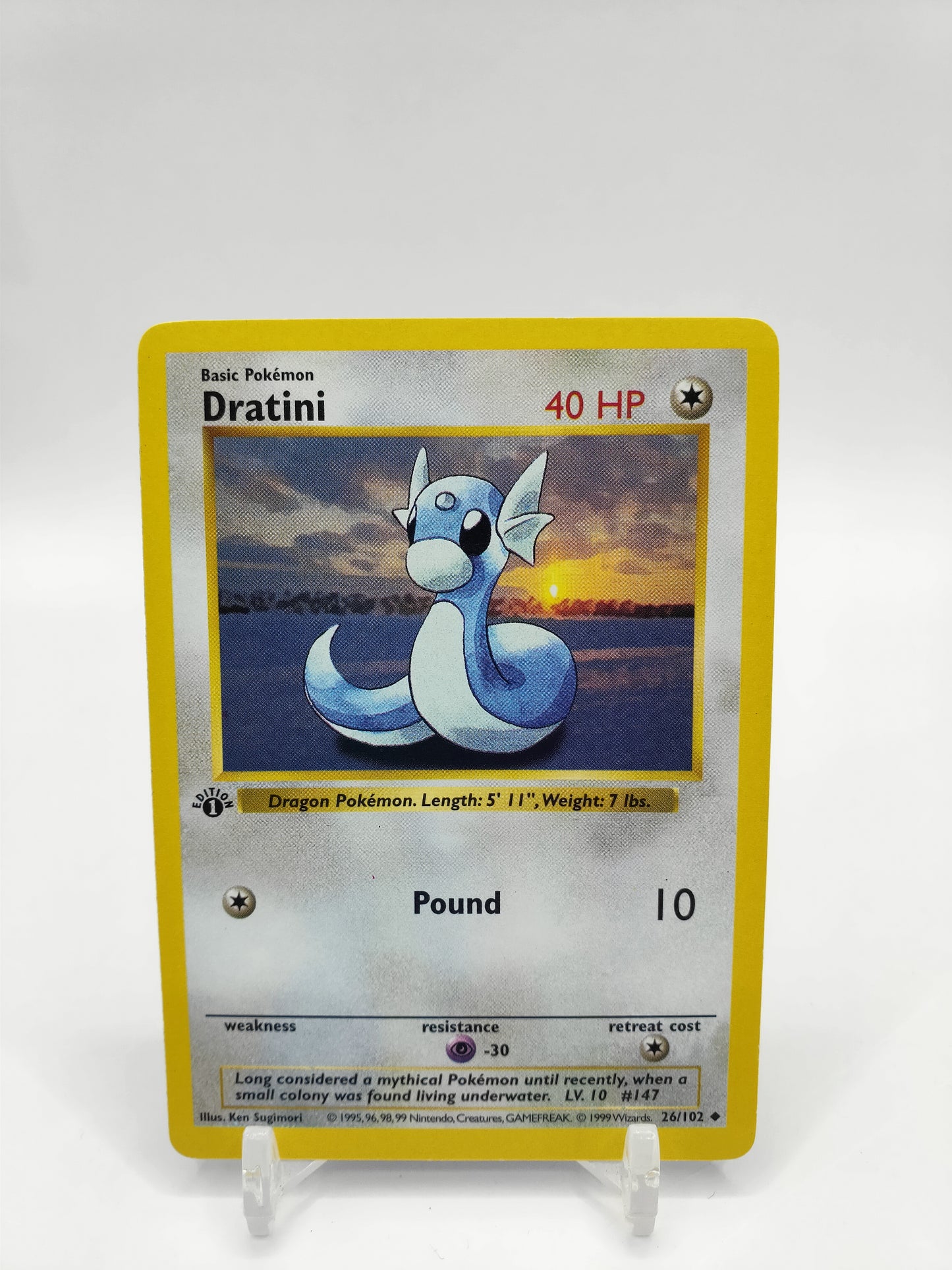 Dratini 1st Edition Shadowless Base Set 26/102