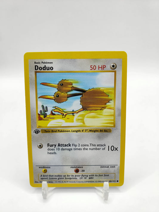 Doduo 1st Edition Shadowleess Base Set 48/102