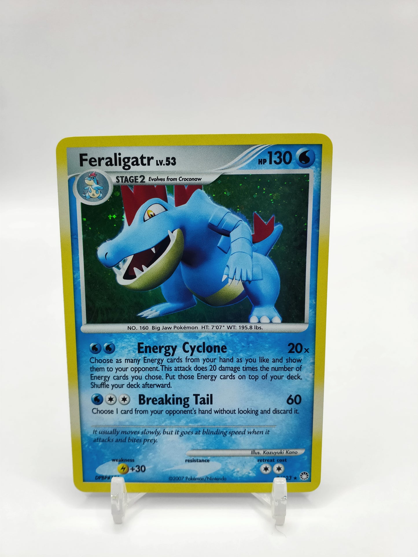 Feraligatr Lv 53 Holo Mysterious Treasurers 8/122