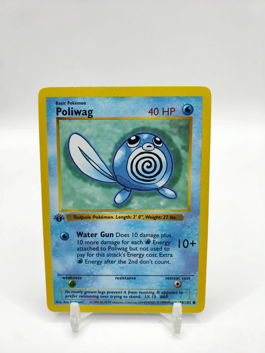 Poliwag 1st Edition Shadowless Base Set 59/102