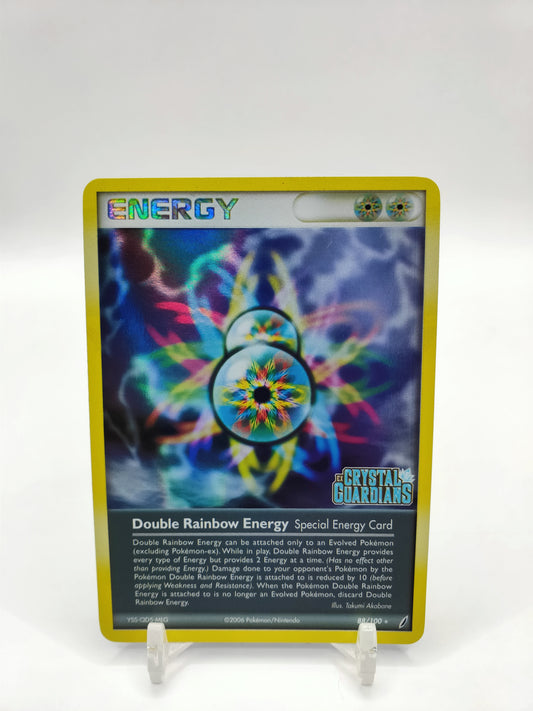 Double Rainbow Energy Reverse Holo Rare Stamped Crystal Guardians 88/100