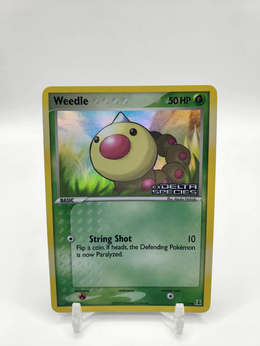 Weedle Reverse Holo Stamped Delta Species 87/113