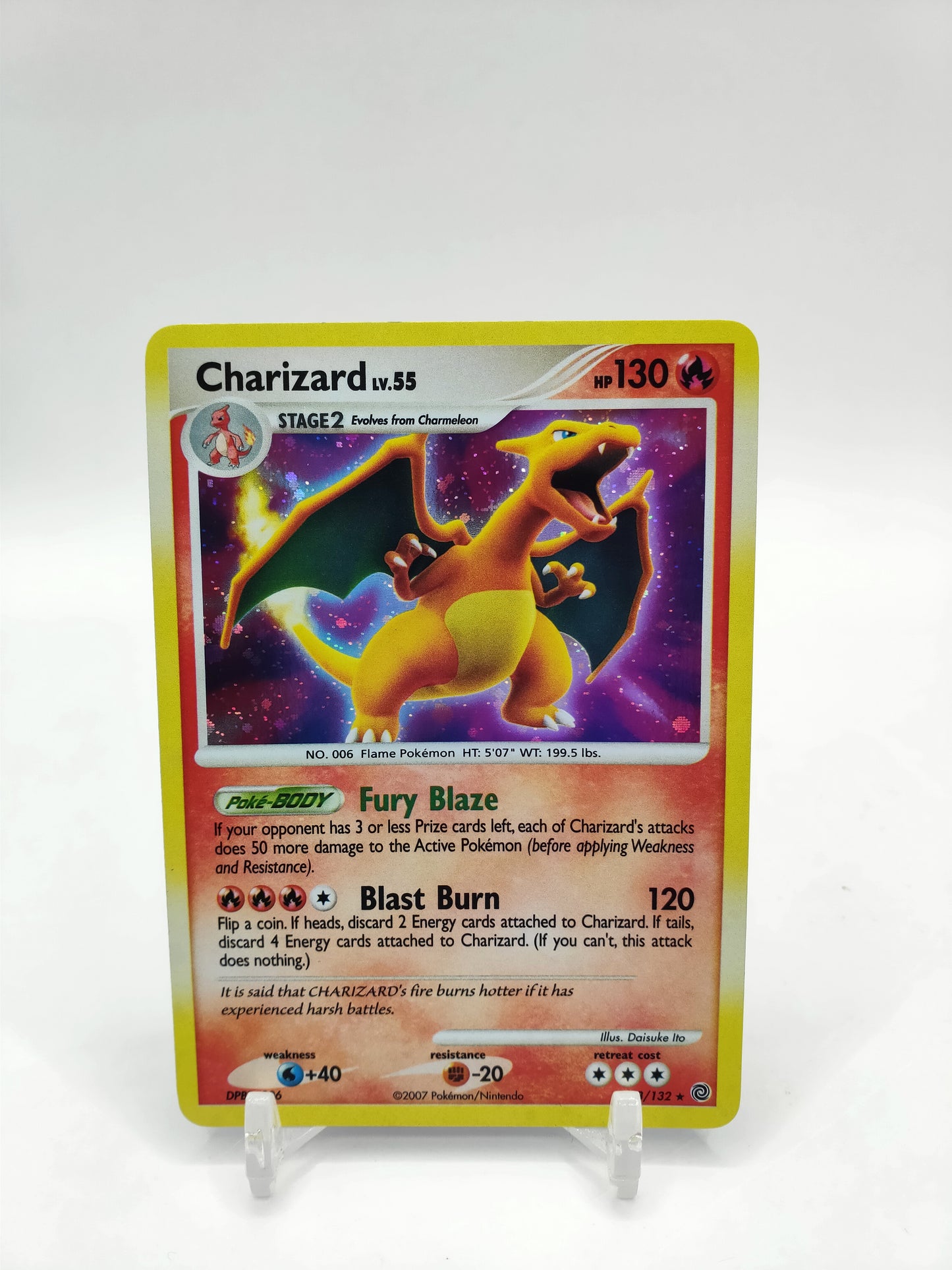 Charizard Lv.55 Holo Secret Wonders 3/132