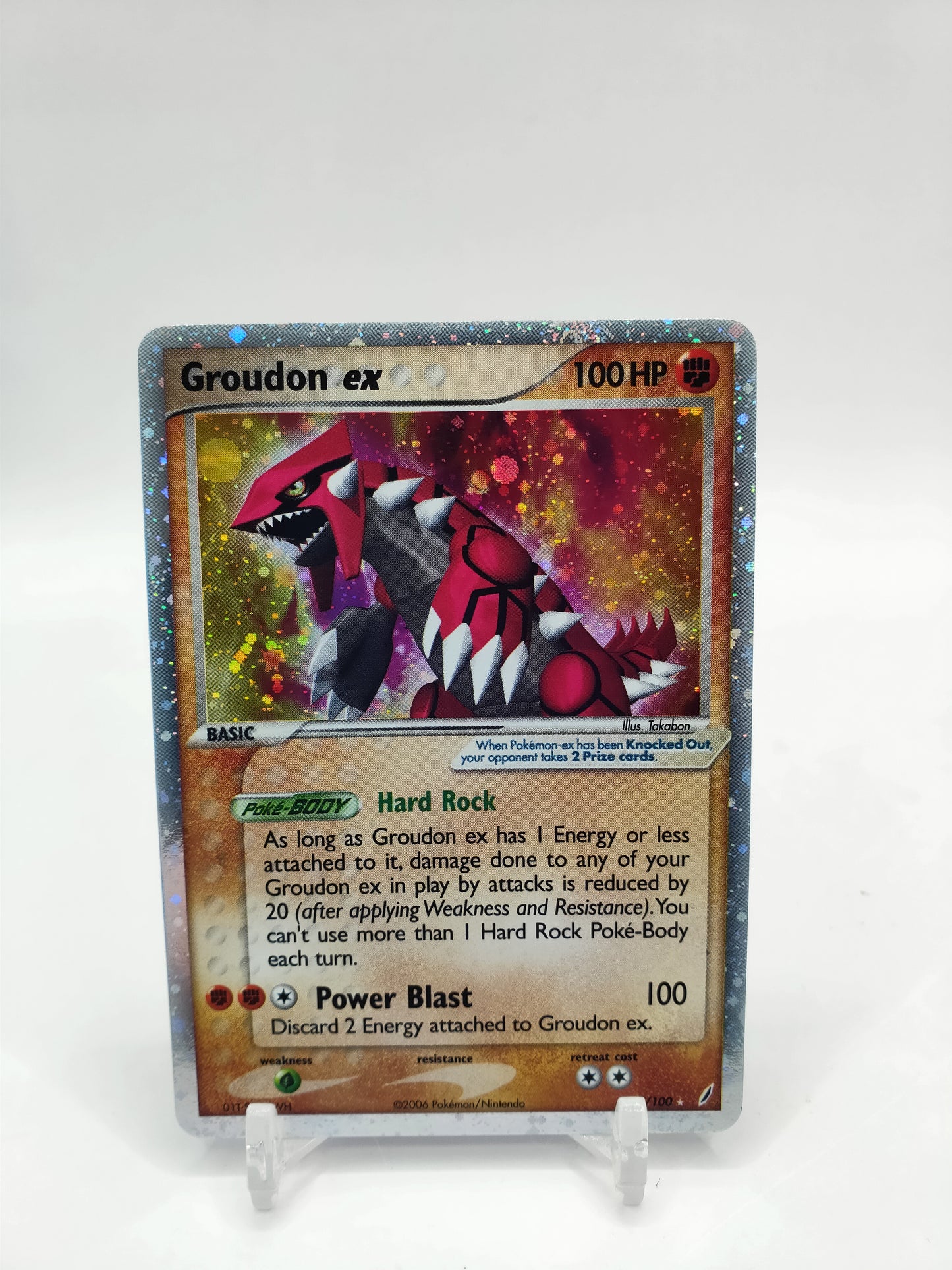 Groudon Ex Crystal Guardians 92/100