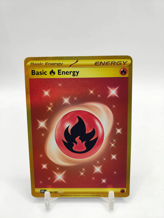 Basic Fire Energy Gold Secret Rare Obsidian Flames 230/197