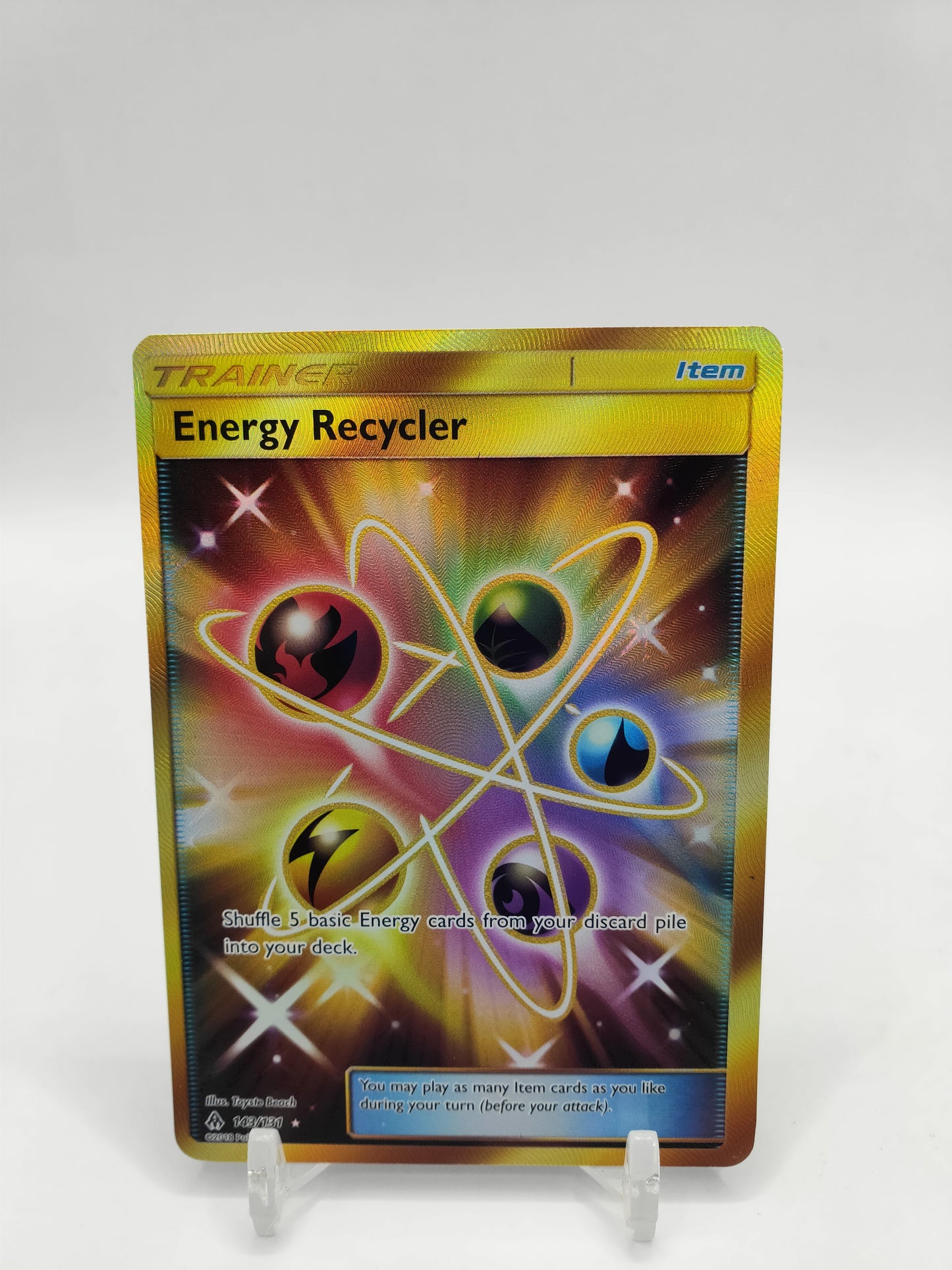 Energy Recycler Gold Secret Rare Forbidden Light 143/131