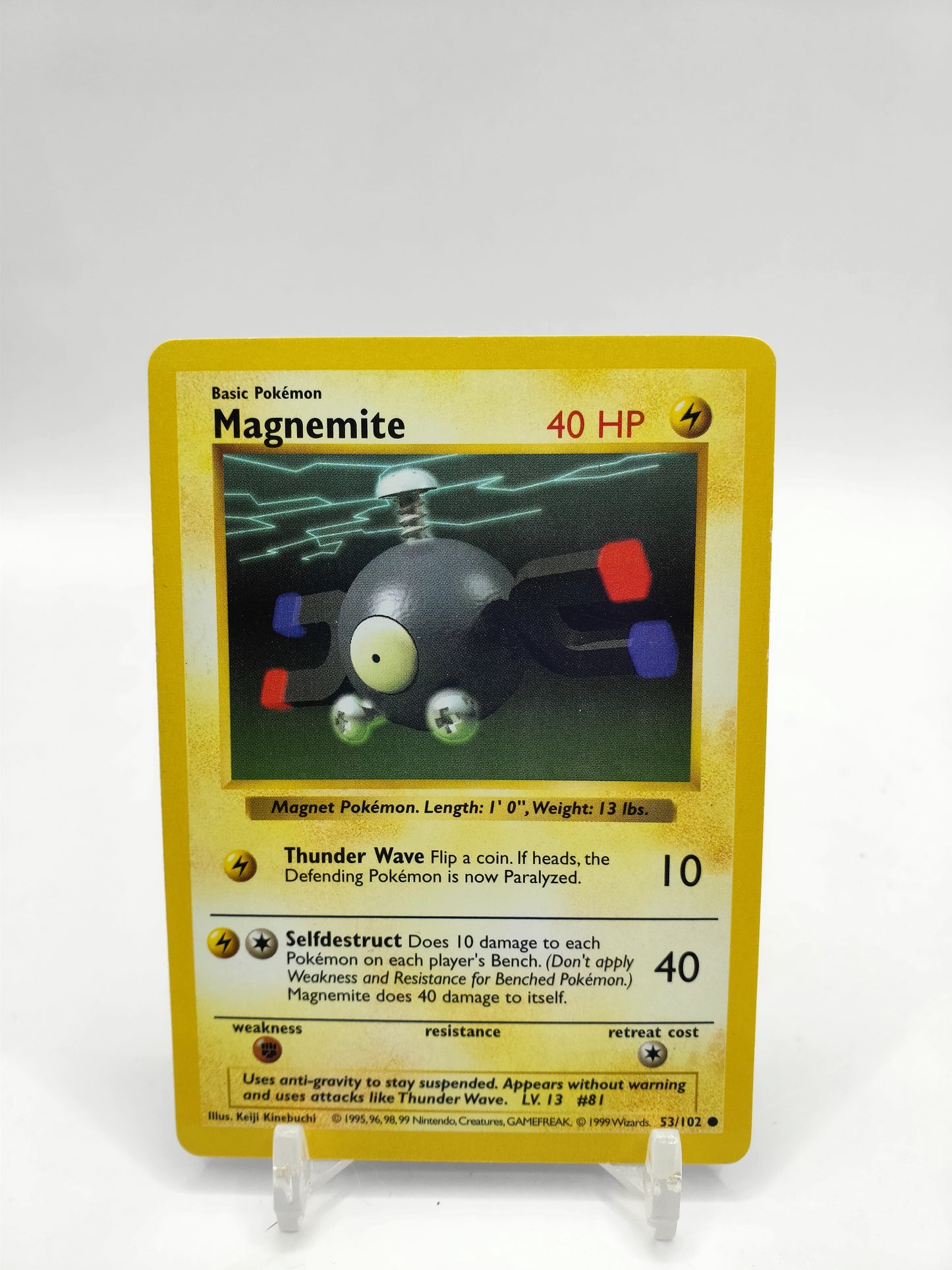 Magnemite Shadowless Base Set 53/102