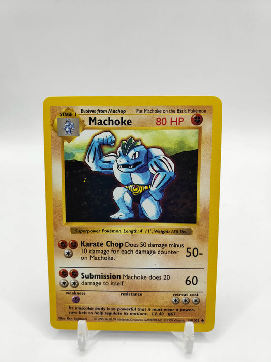 Machoke Shadowless Base Set 34/102