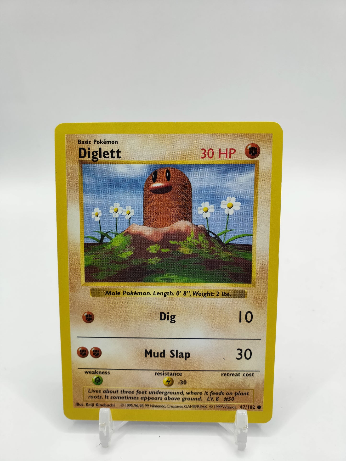 Diglett Shadowless Base Set 47/102