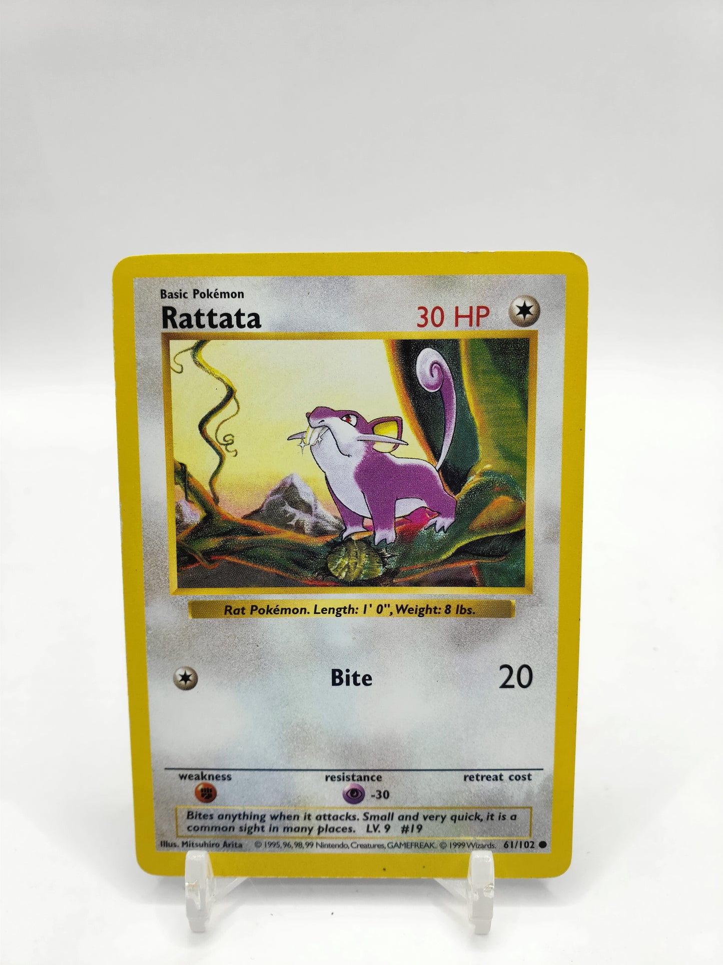 Rattata Shadowless Base Set 61/102