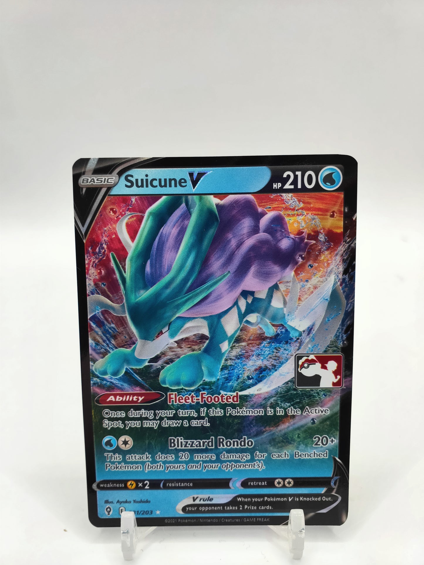 Suicune V Prize Pack 3 031/203