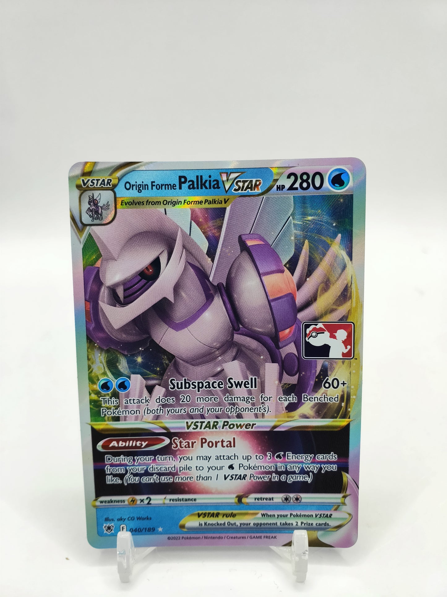 Origin Forme Palkia Vstar Prize Pack 3 040/189