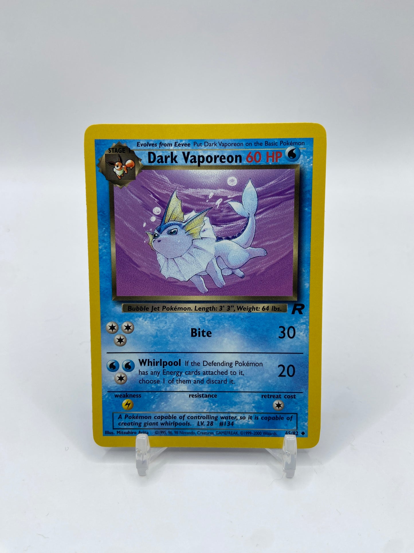 Dark Vaporeon Team Rocket 45/82