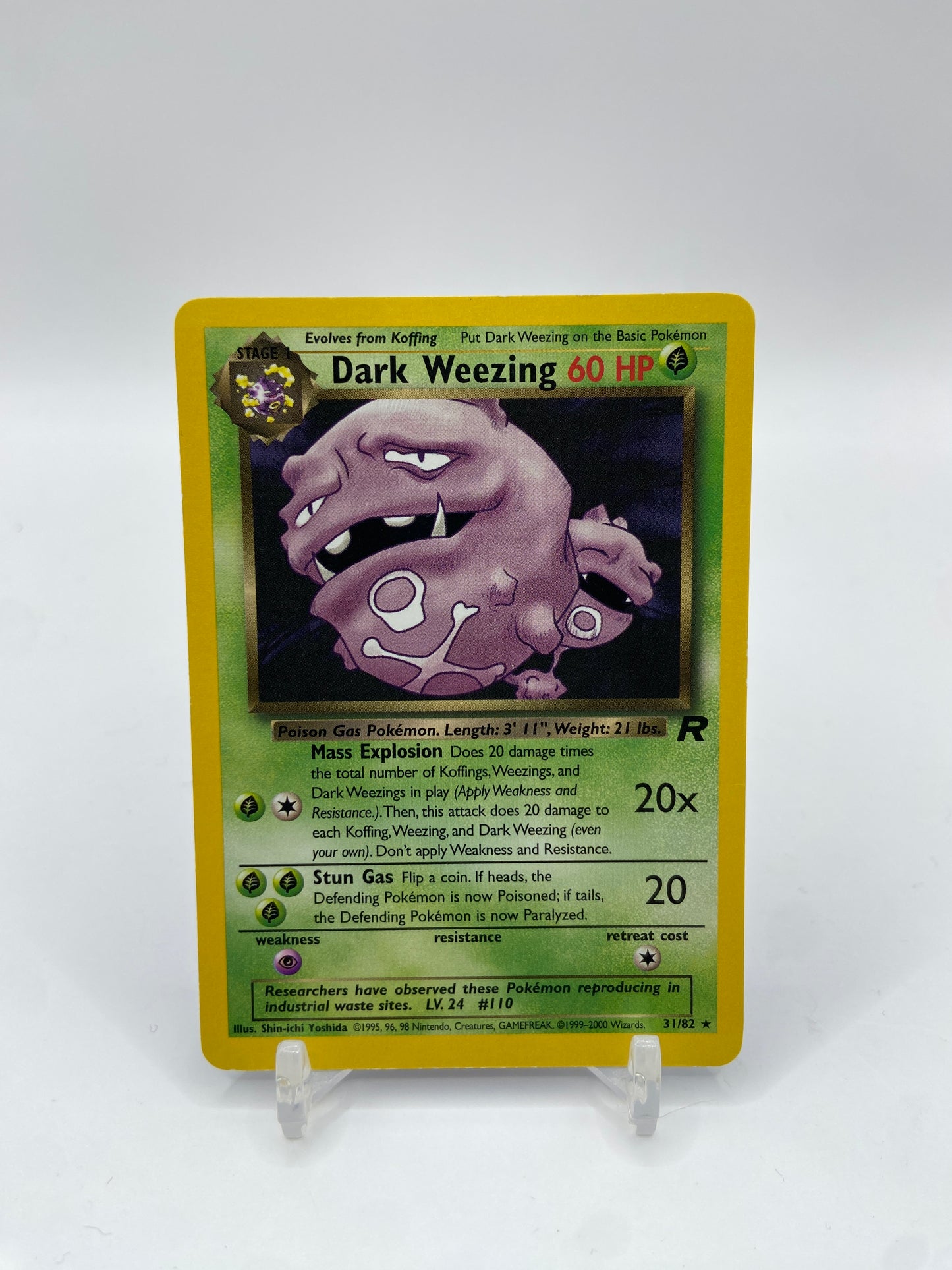 Dark Weezing Rare Team Rocket 31/82