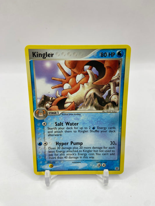 Kingler Rare Fire Red Leaf Green 26/112