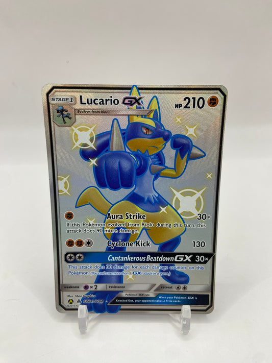 Lucario Gx Full Art Shiny Hidden Fates SV64/SV94