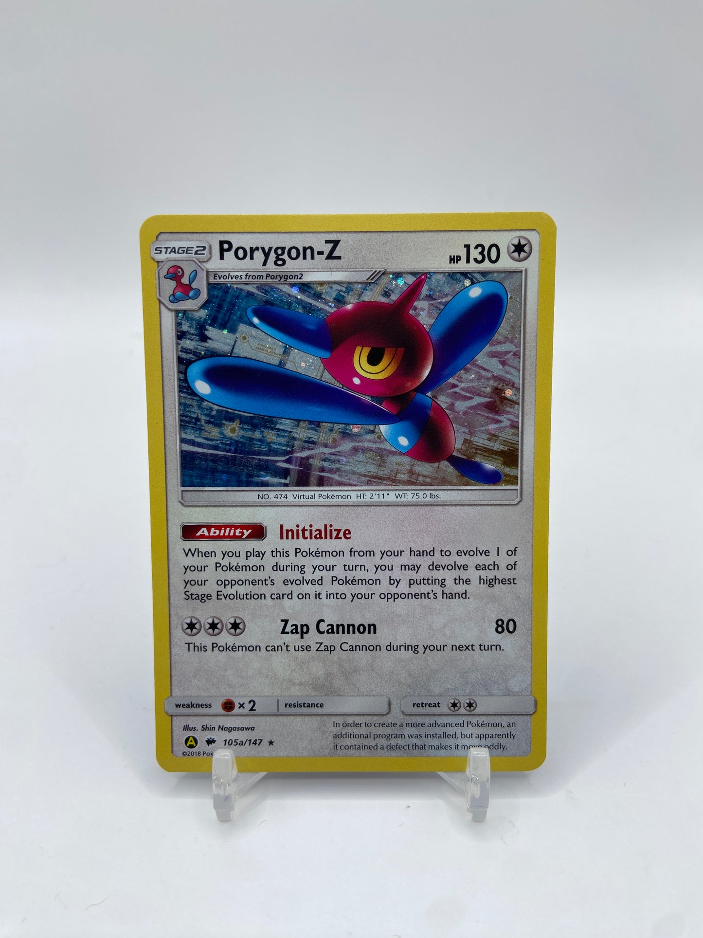 Porygon-Z Holo Alternate Art Promo 105a/147
