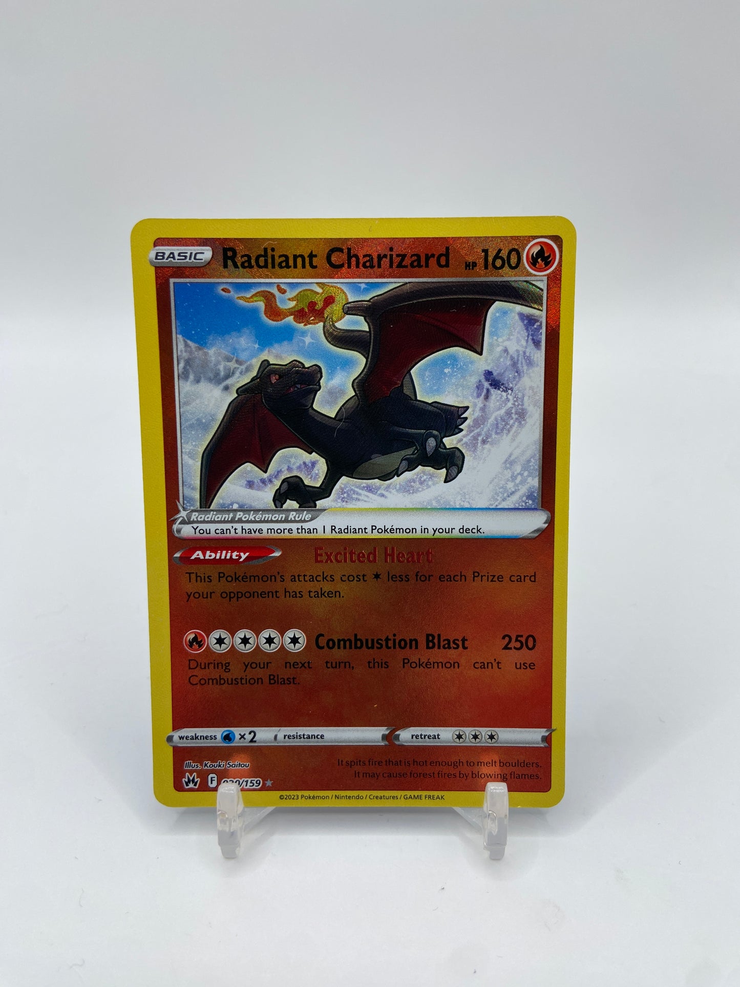 Radiant Charizard Crown Zenith 020/159