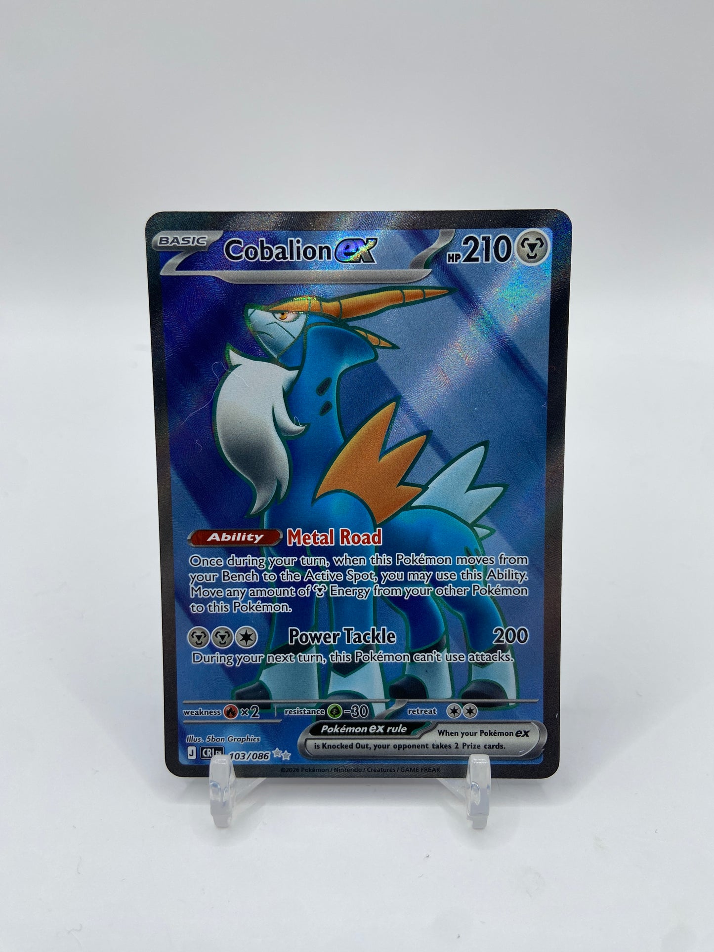 Cobalion ex Full Art Chaos Rising 103/086