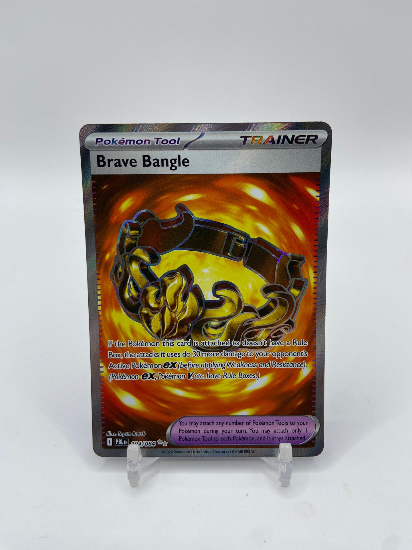Brave Bangle Full Art Pitch Black 104/084