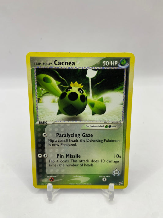 Team Aqua's Cacnea EX Team Magma VS Team Aqua 24/95