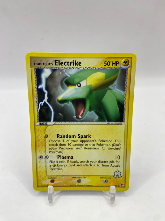 Team Aqua's Electrike EX Team Magma VS Team Aqua 27/95