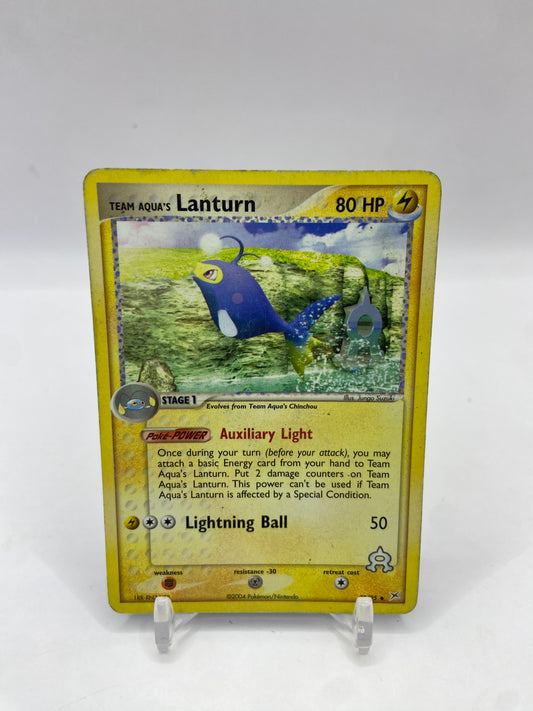 Team Aqua's Lanturn EX Magma VS Team Aqua 28/95
