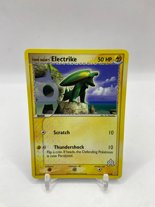 Team Aqua's Electrike EX Magma VS Team Aqua 52/95