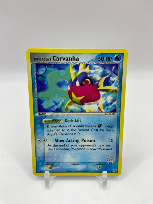 Team Aqua's Carvanha EX Team Magma VS Team Aqua 25/95