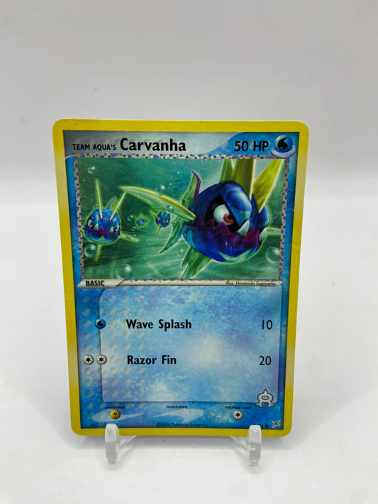 Team Aqua's Carvanha EX Team Magma VS Team Aqua 48/95