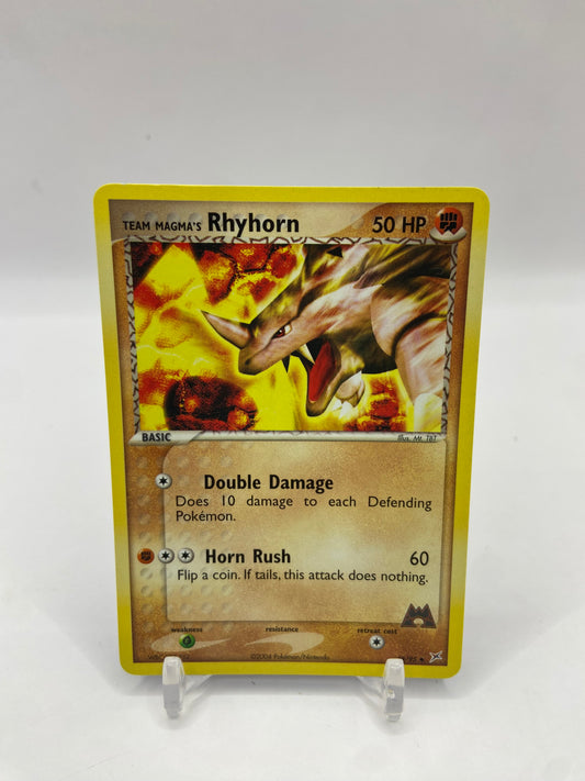 Team Magma's Rhyhorn EX Team Magma VS Team Aqua 38/95