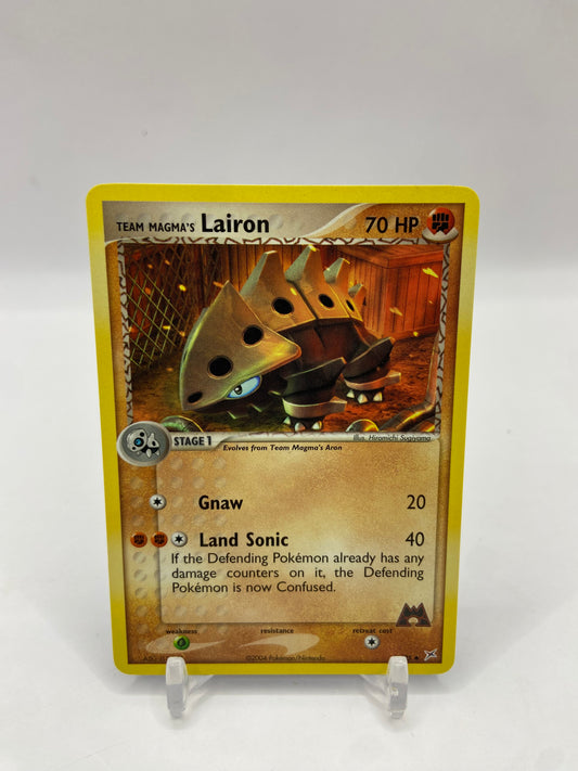 Team Magma's Lairon EX Team Magma VS Team Aqua 36/95