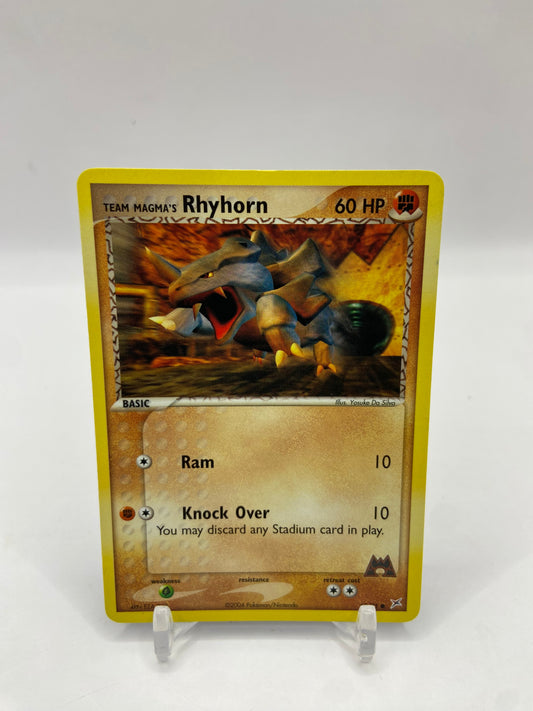 Team Magma's Rhyhorn EX Team Magma VS Team Aqua 68/95