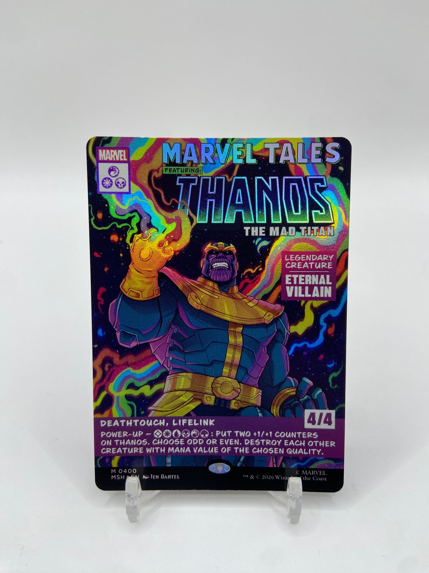 Thanos, The Mad Titan (Borderless) (0400) Marvel Super Heroes M 400
